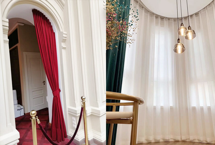 布藝窗簾+紗簾5