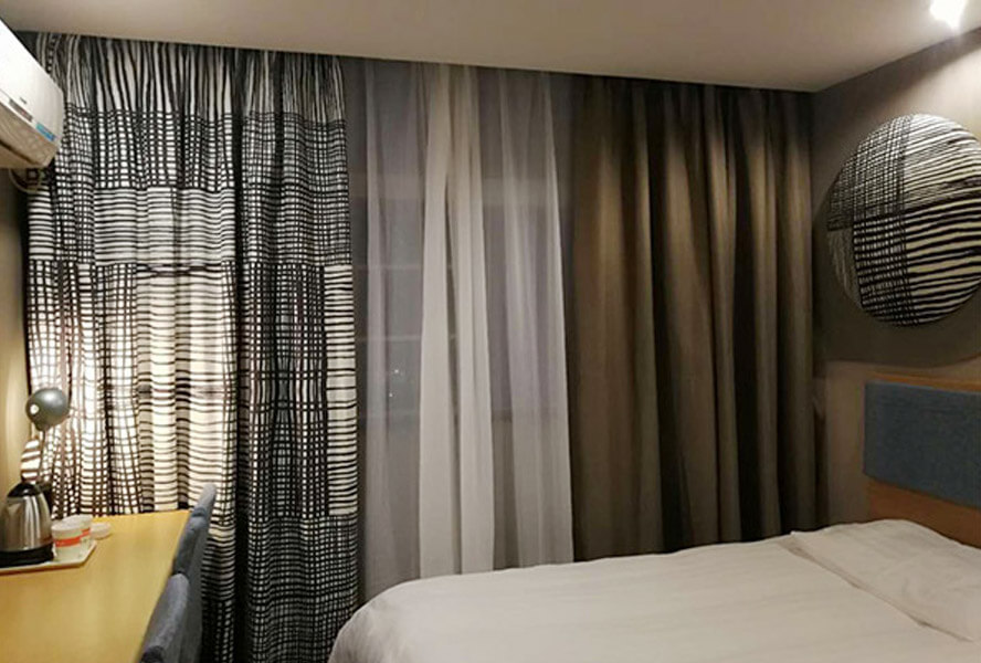 布藝窗簾+紗簾11