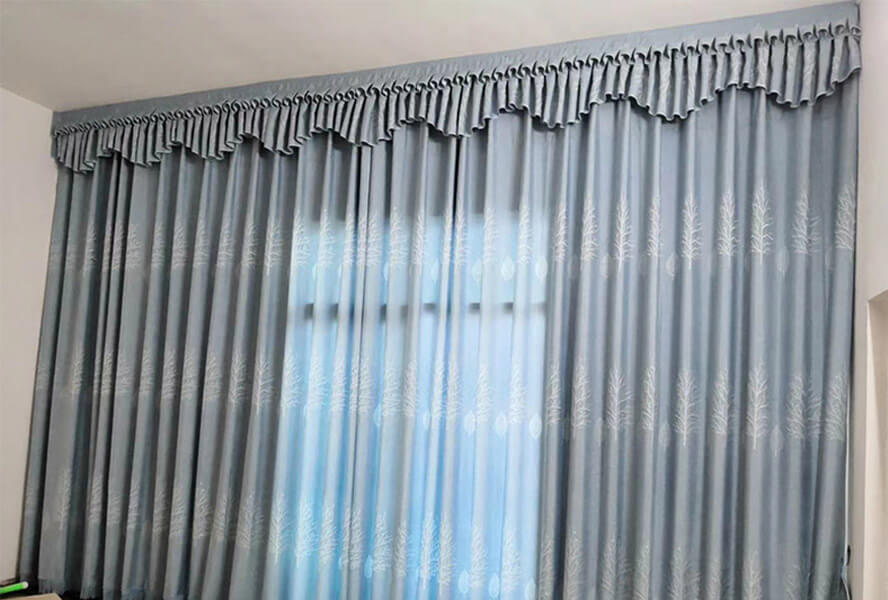 布藝窗簾+紗簾13