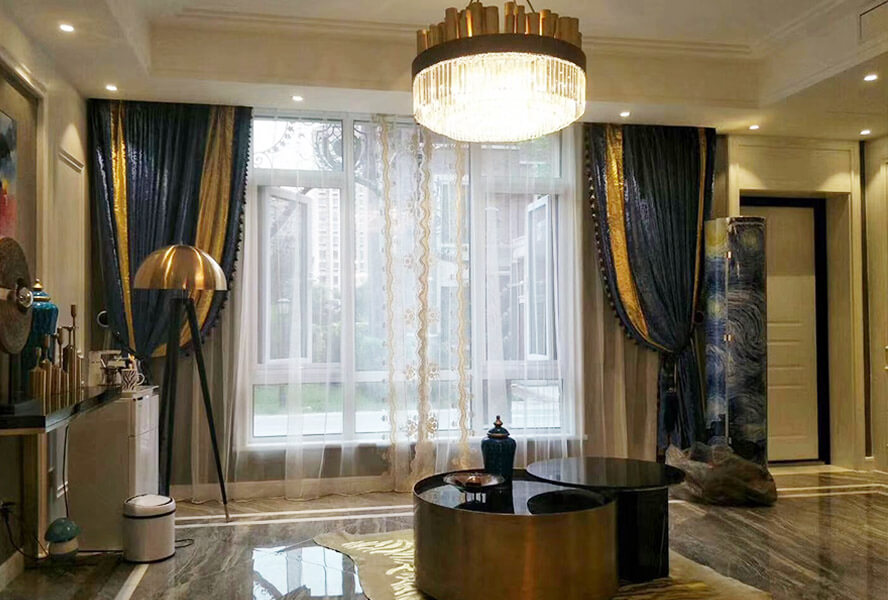 布藝窗簾+紗簾15