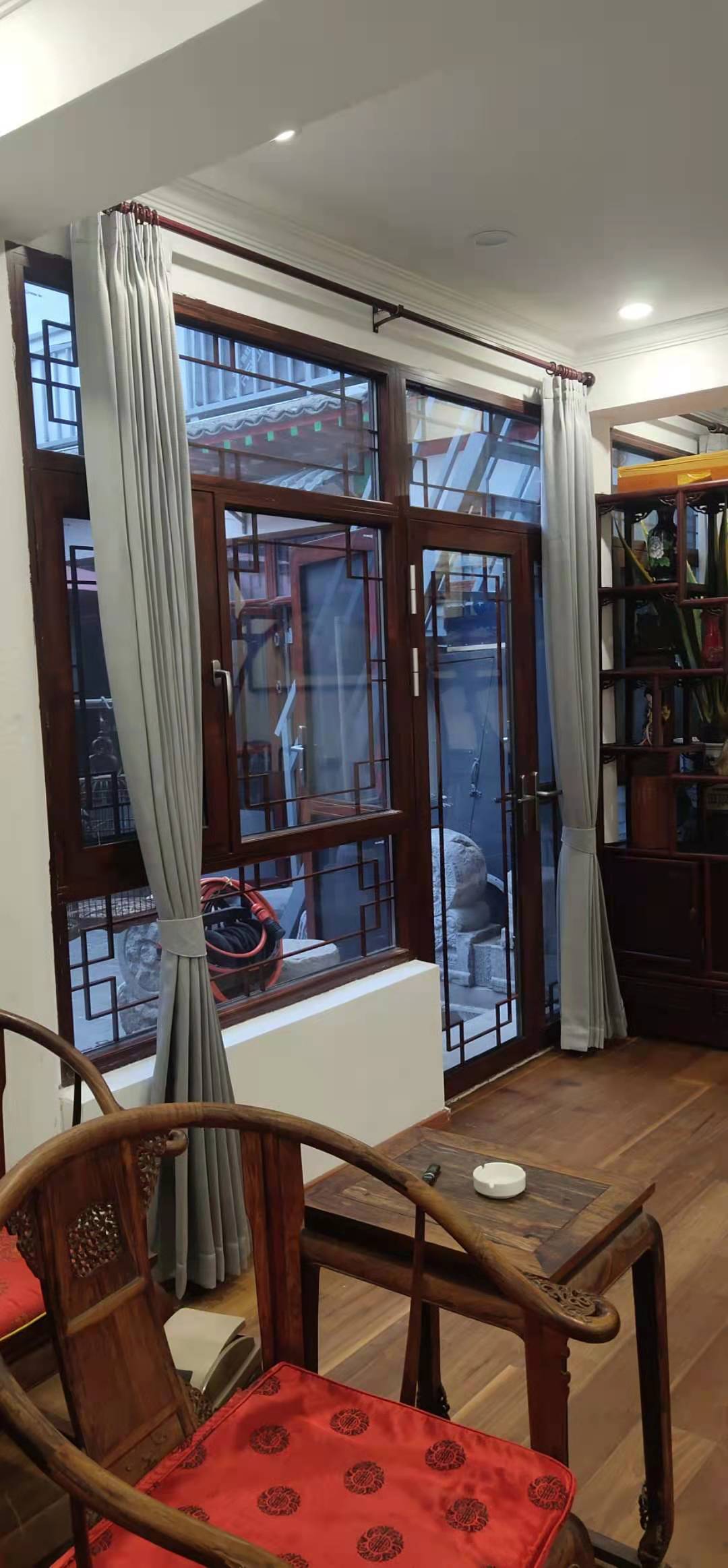 北京胡同四合院平方窗簾安裝