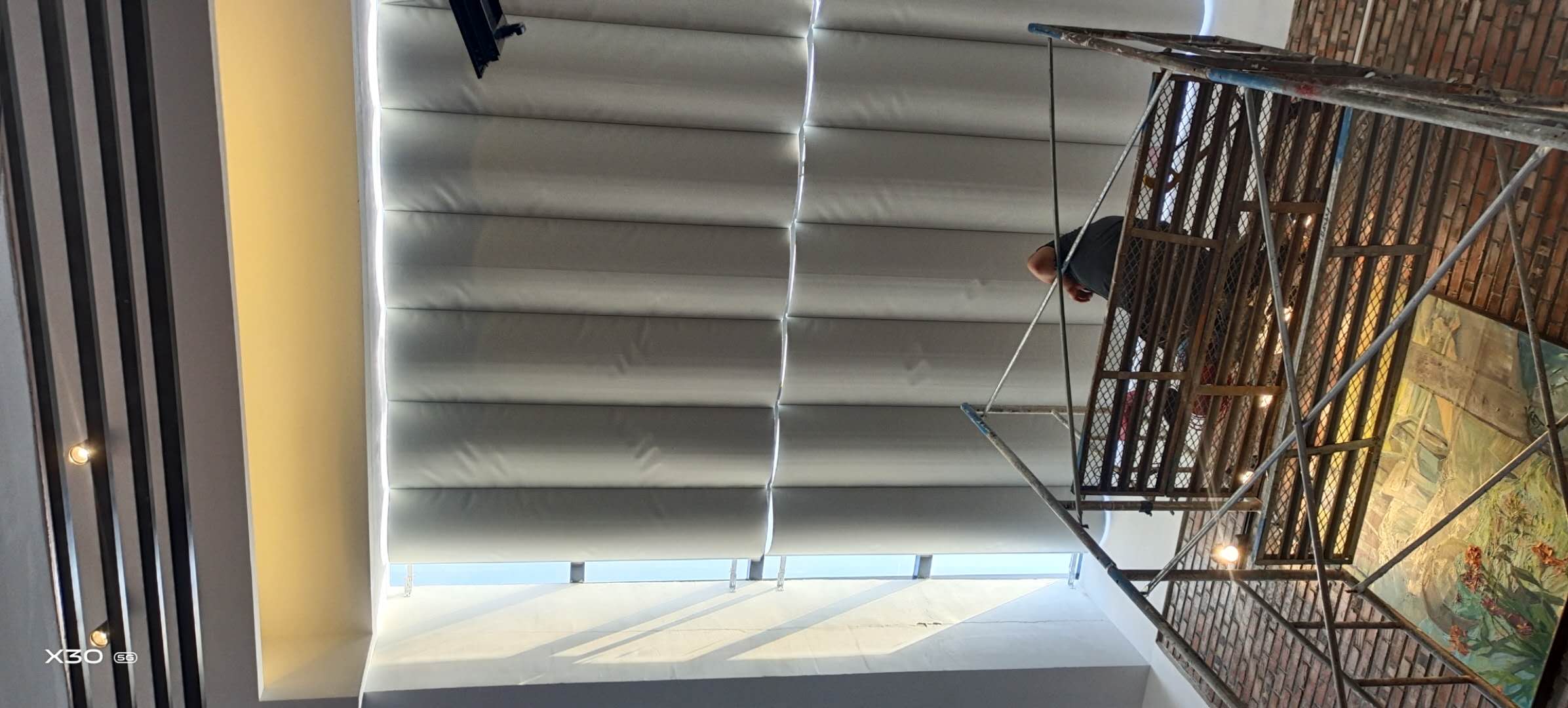 北京桃裕谷智能自動遮陽蓬、天棚簾廠家安裝